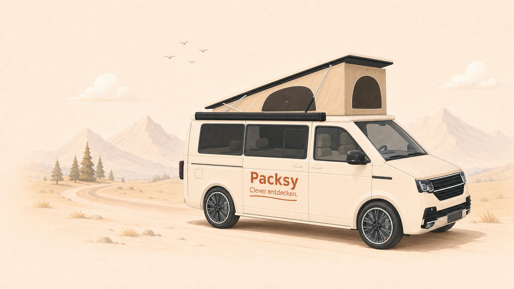 Packsy-Campingbus mit Aufstelldach